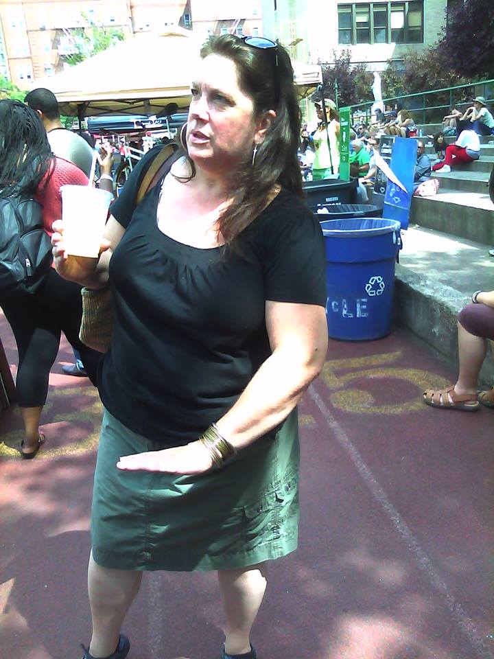 Me at the Brooklyn Flea Market a couple years ago, before I lost the use of my left arm and leg.